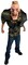 Rubies Kid's Big Bruizers Corporal Punishment Halloween Costume - Medium